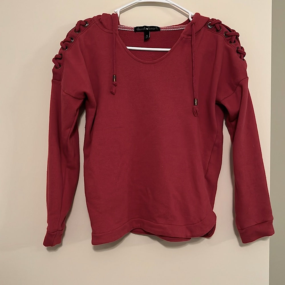 Shoelace Shoulder Hoodie